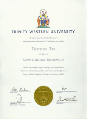 新浪商学院2020项目联展:天津财经大学与加拿大西三一MBA项目